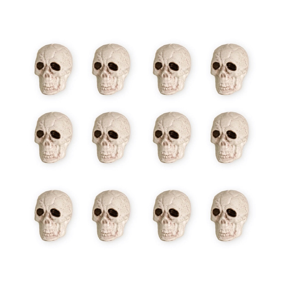 The Halloween table decoration Skulls - 12 pcs.