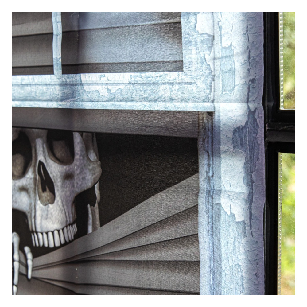 Spooky Halloween window decorative curtain - 80 x 120 cm