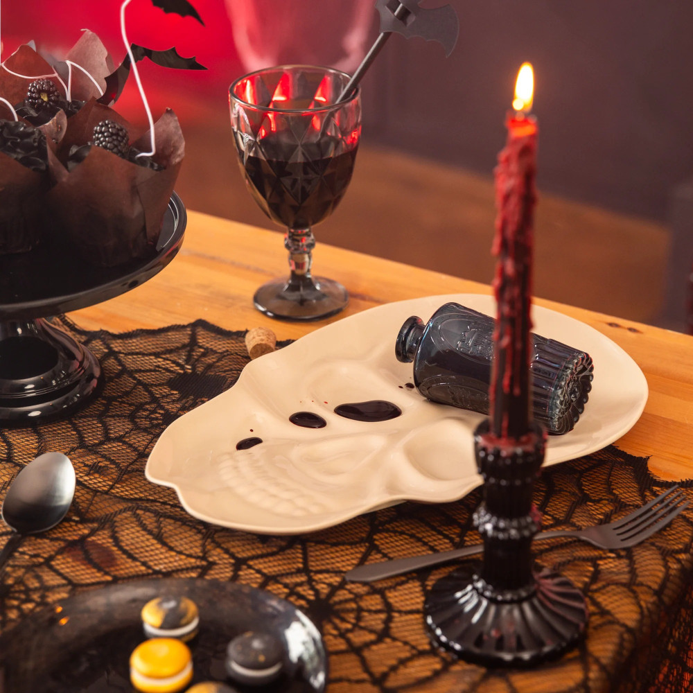 Halloween snack tray Skull - 23 x 33 cm