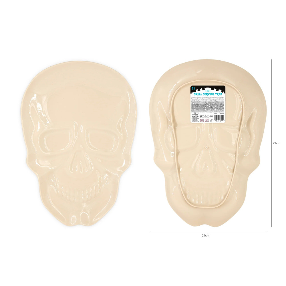 Halloween snack tray Skull - 23 x 33 cm