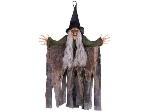 The hanging Halloween decoration Witch - 50 cm