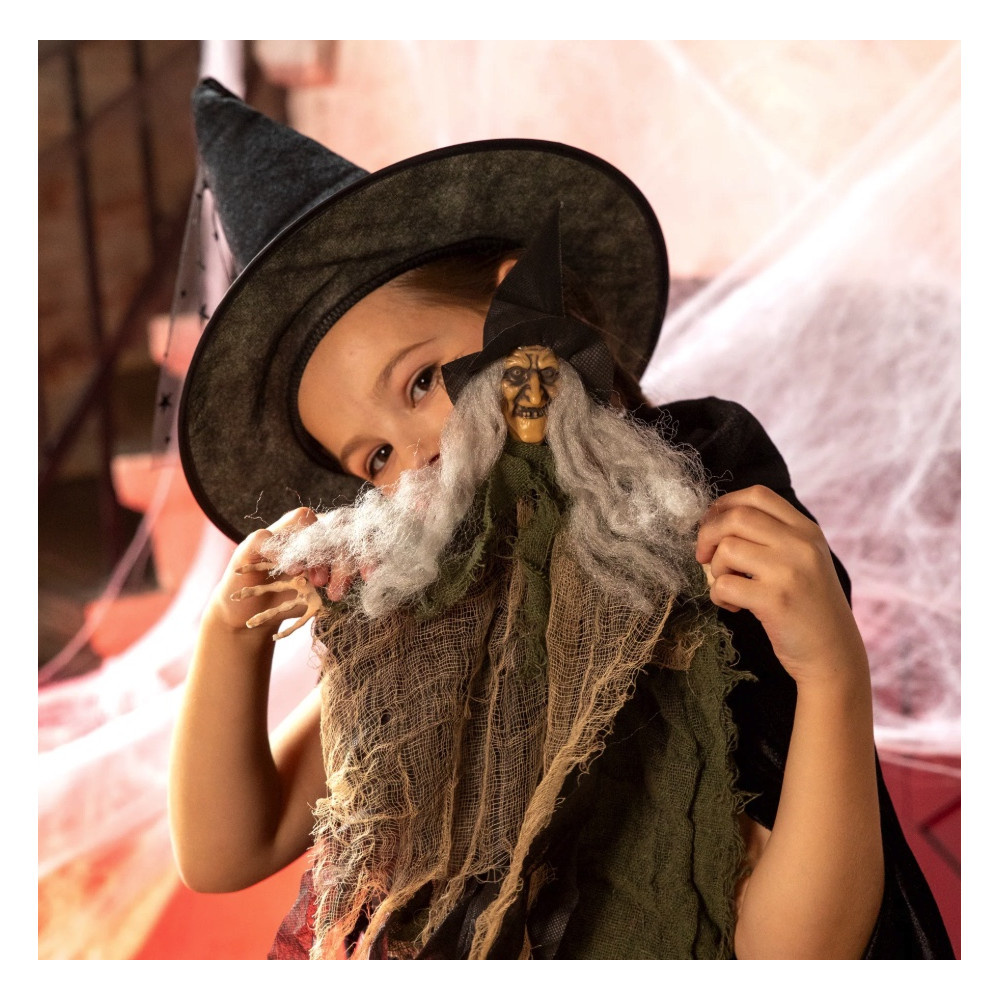The hanging Halloween decoration Witch - 50 cm