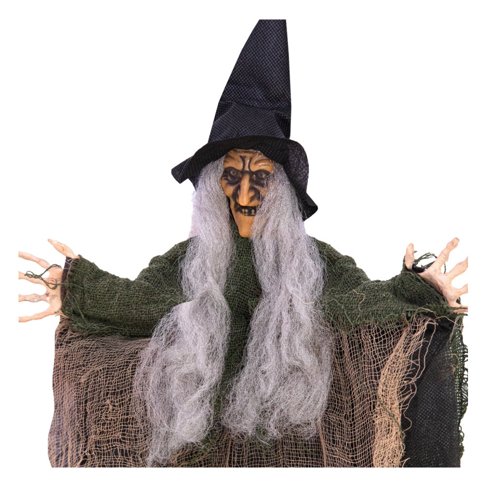 The hanging Halloween decoration Witch - 50 cm