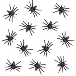 Halloween decoration Spiders - 12 pcs.