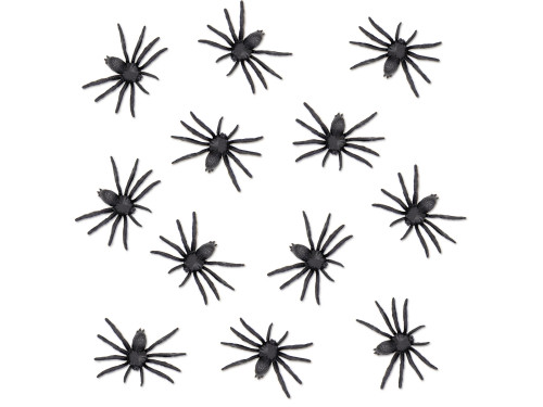 Halloween decoration Spiders - 12 pcs.