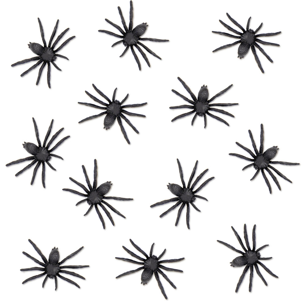 Halloween decoration Spiders - 12 pcs.
