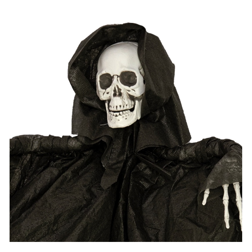 The hanging Halloween decoration Skeleton - black 90 cm