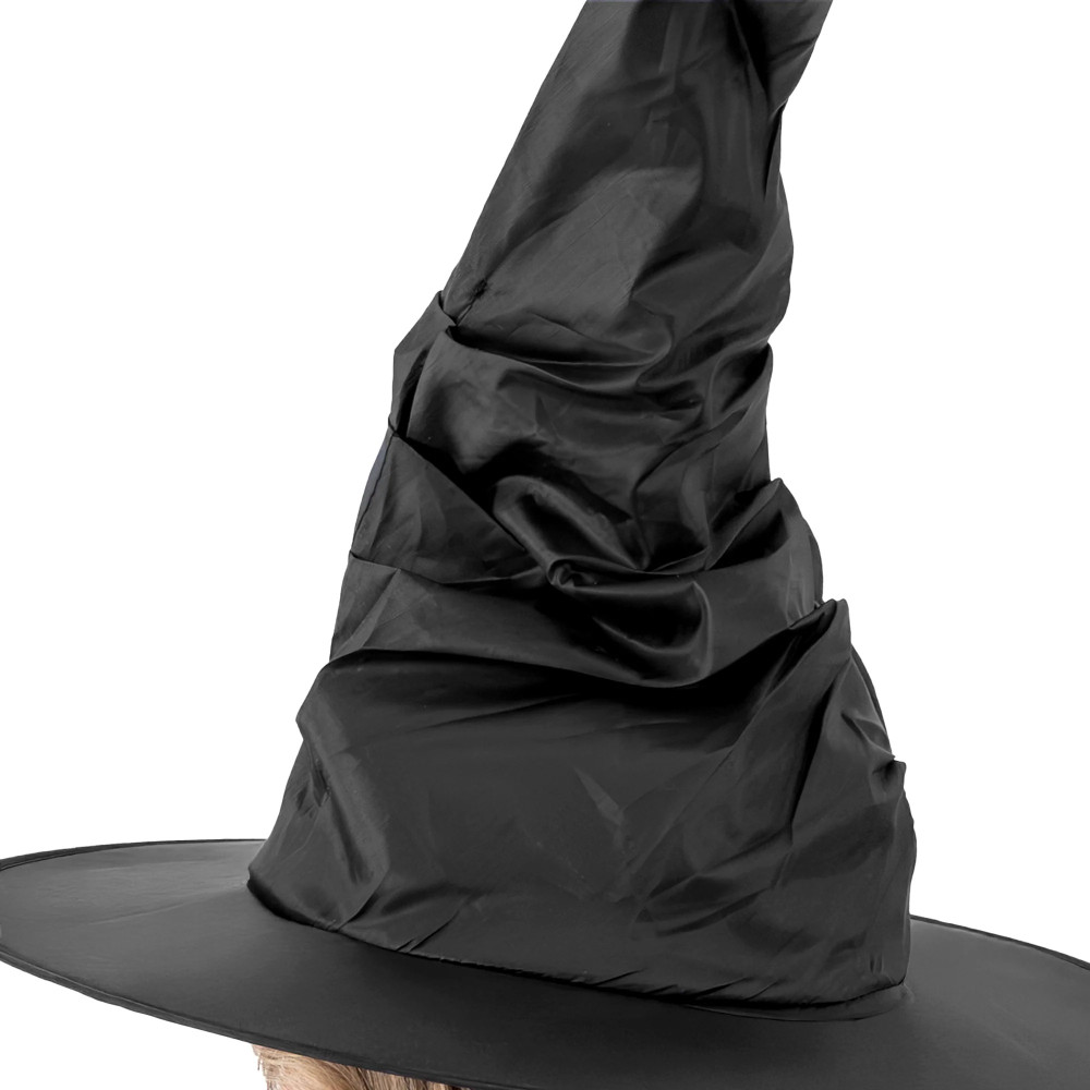 Halloween witch hat - black 38 x 42cm