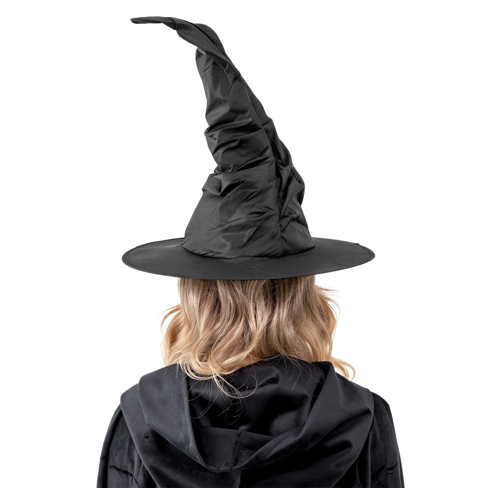 Halloween witch hat - black 38 x 42cm