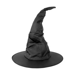 Halloween witch hat - black 38 x 42cm