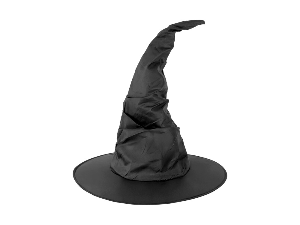 Halloween witch hat - black 38 x 42cm