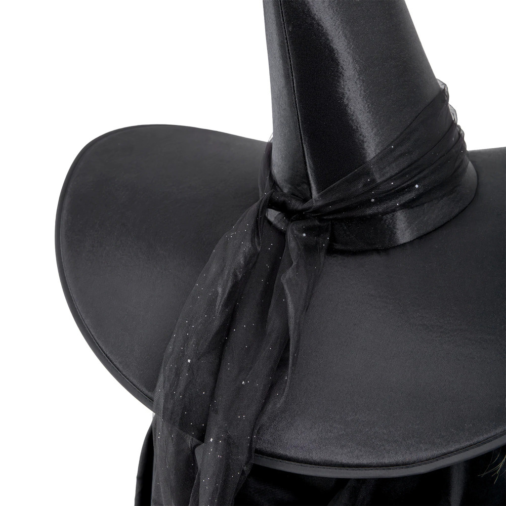 Halloween witch hat - black 60 x 50 cm