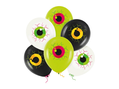 Halloween balloons Eyes - 6 pcs.