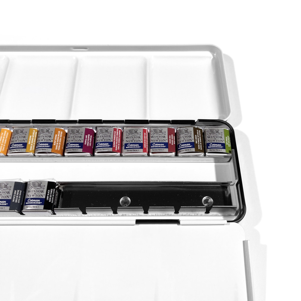 Cotman Watercolour Baroque half-pans set - Winsor & Newton x PaperConcept - 18 pcs.