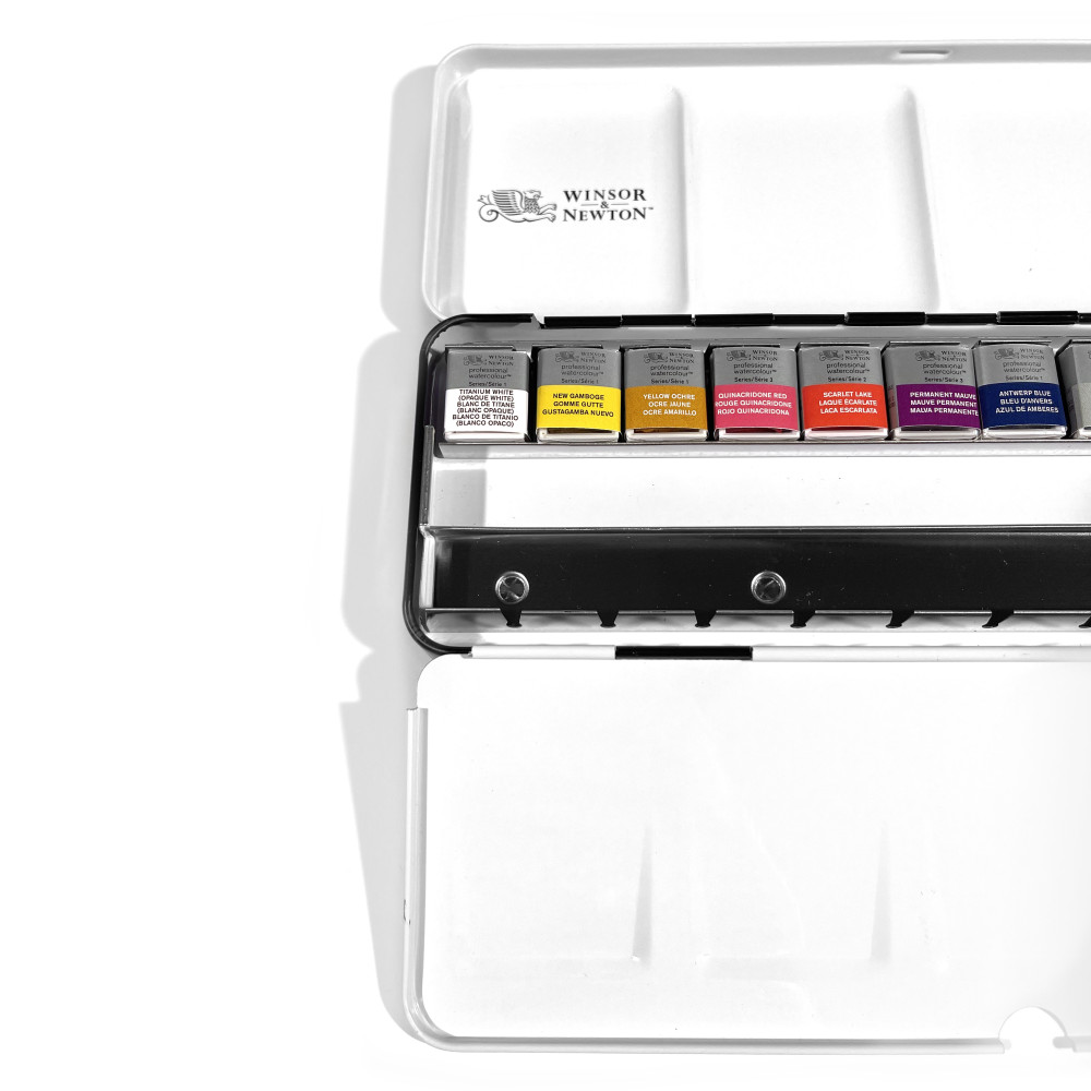 Professional Watercolour Rococo half-pans set - Winsor & Newton x PaperConcept - 12 pcs.