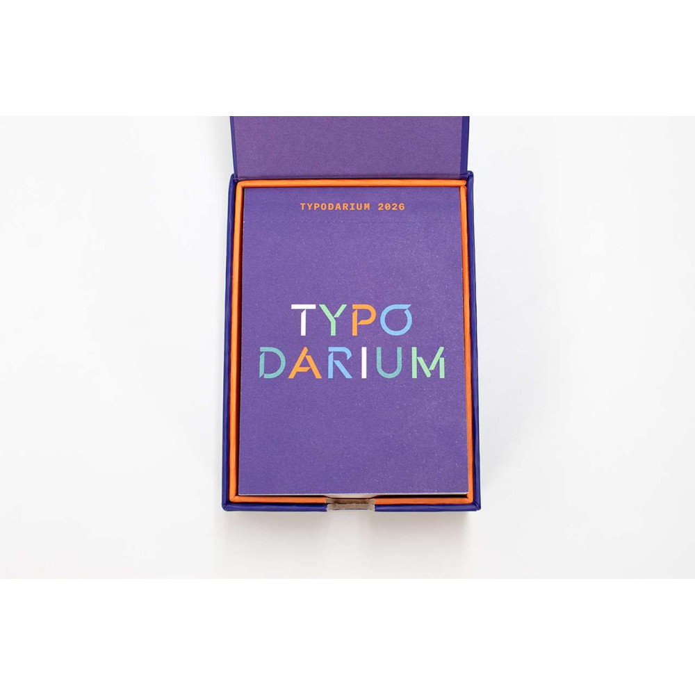Typodarium calendar 2026