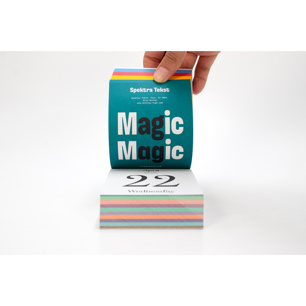 Kalendarz Typodarium 2026