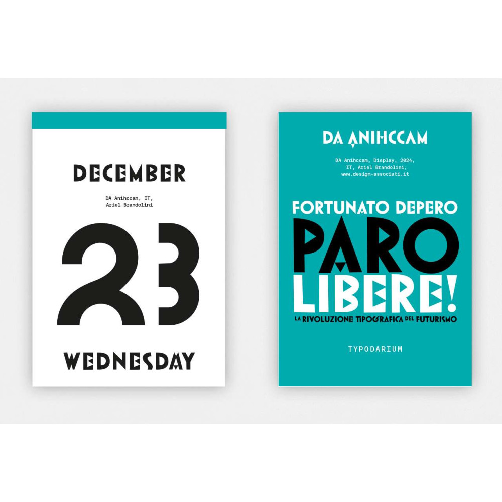 Typodarium calendar 2026