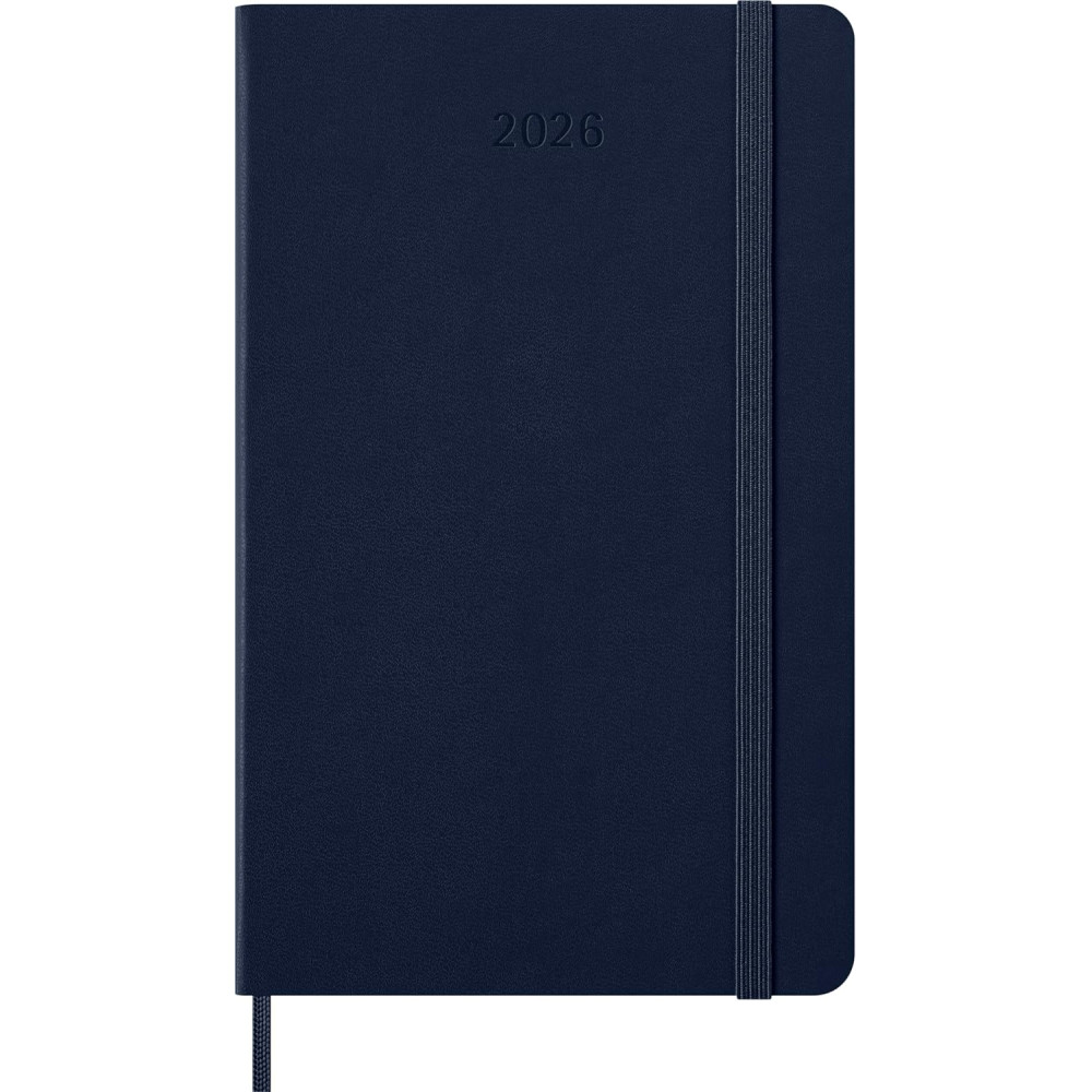 Daily planner 2026 L - Moleskine - Sapphire Blue hard cover