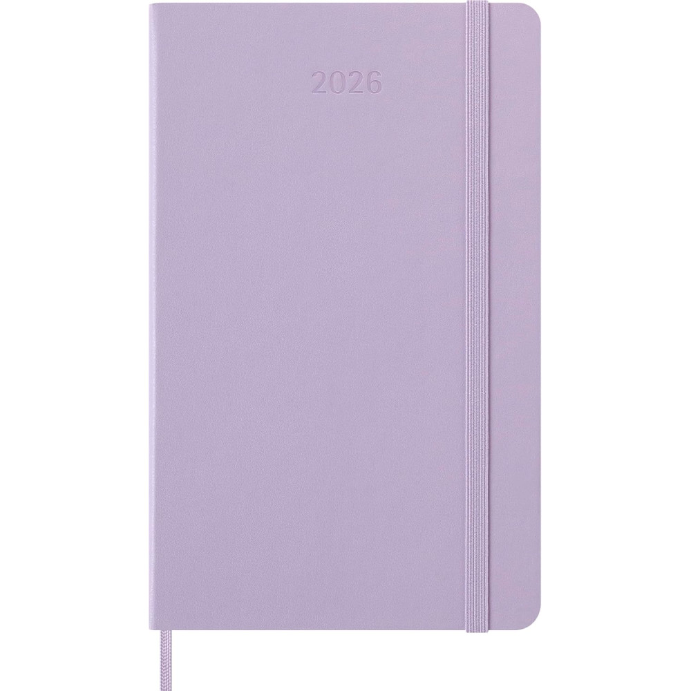 Daily planner 2026 L - Moleskine - Pastel Lilac hard cover
