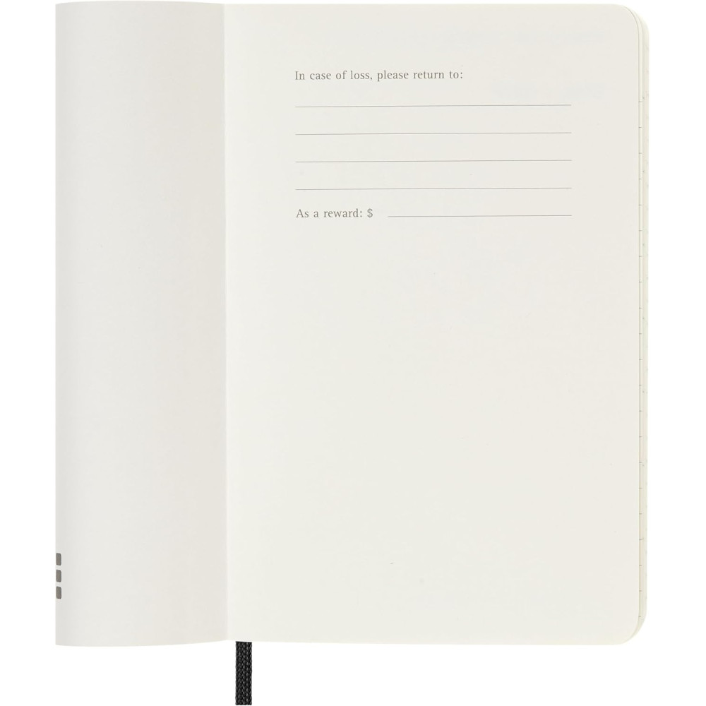Daily planner 2026 P - Moleskine - Black soft cover