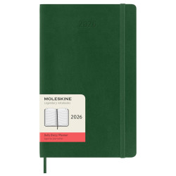 Kalendarz dzienny 2026 L - Moleskine - Myrtle Green miękka okładka