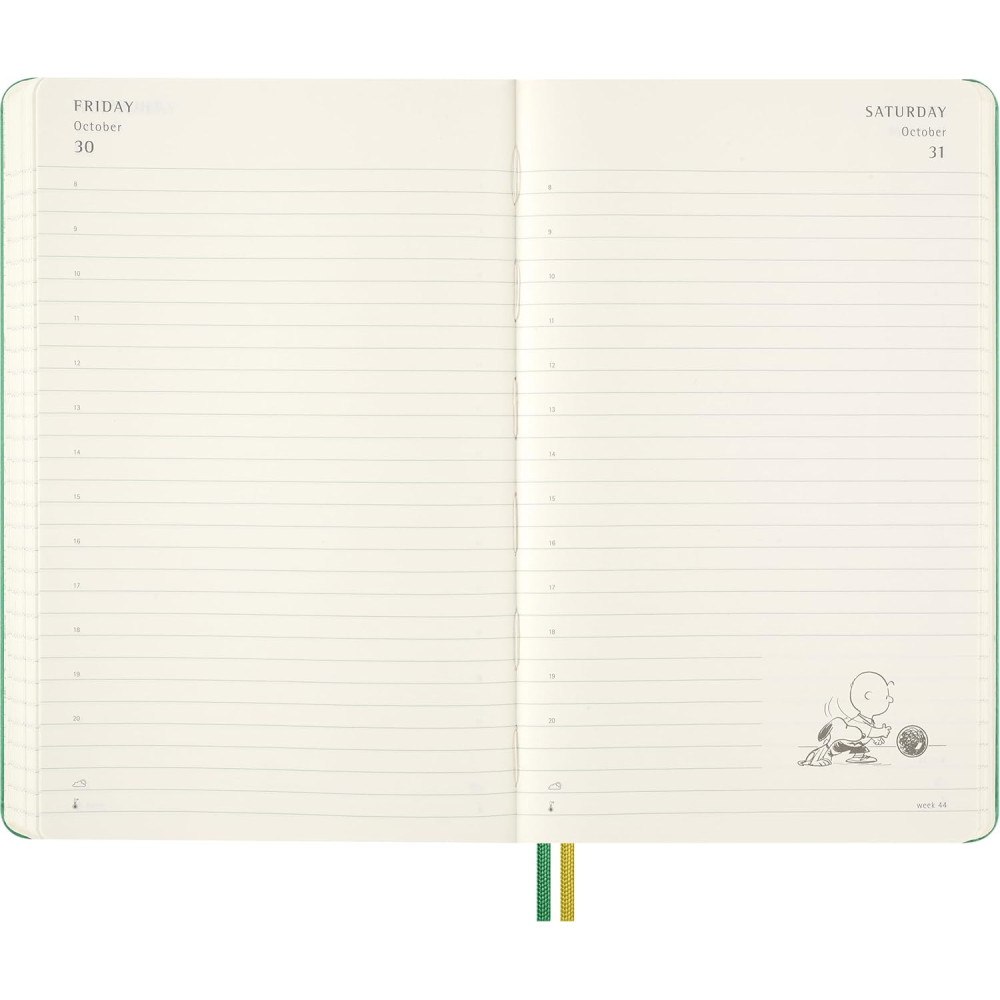 Daily planner Peanuts 2026 L - Moleskine - hard cover