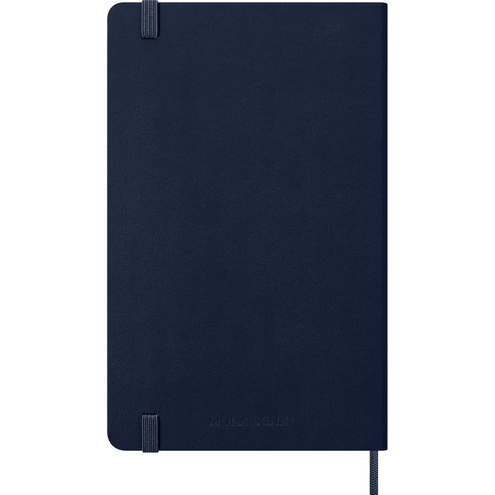 Kalendarz tygodniowy 2026 L - Moleskine - Sapphire Blue twarda okładka