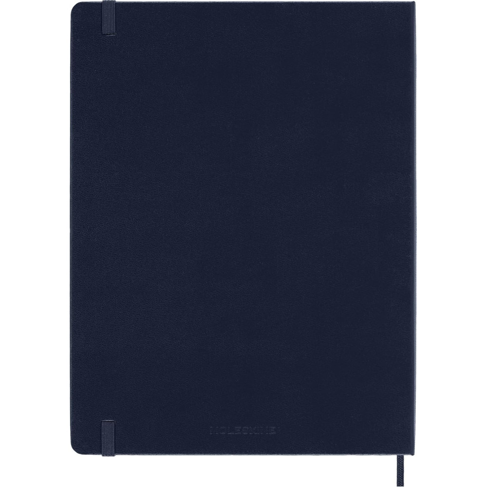 Kalendarz tygodniowy 2026 XL - Moleskine - Sapphire Blue twarda okładka