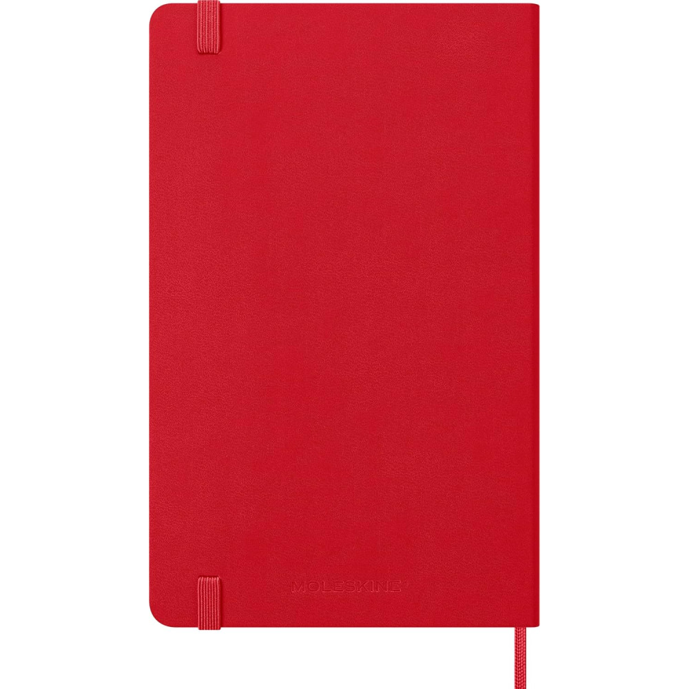 Kalendarz tygodniowy 2026 L - Moleskine - Scarlet Red twarda okładka
