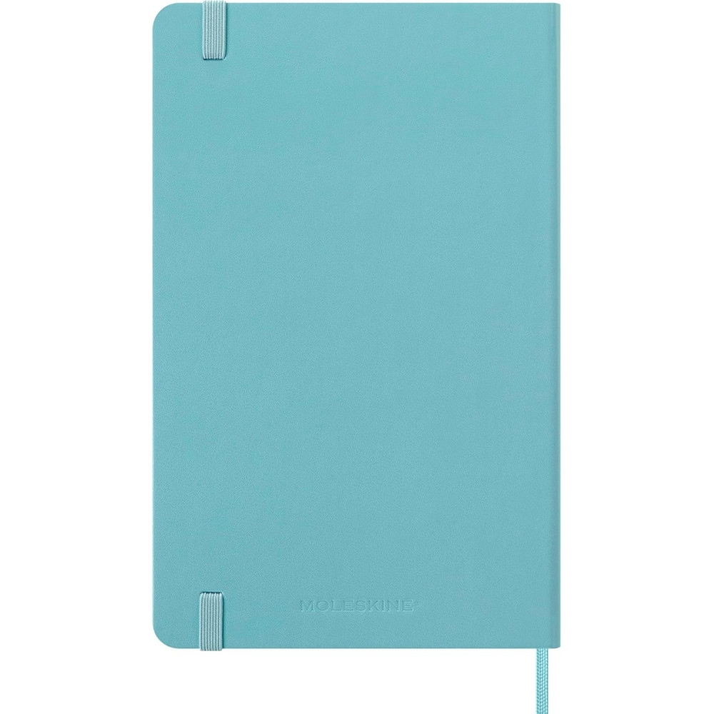 Weekly planner 2026 L - Moleskine - Aquamarine hard cover