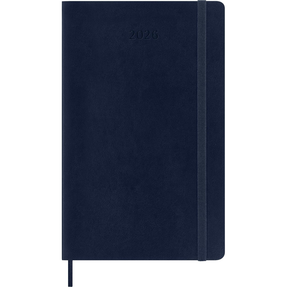 Weekly planner 2026 L - Moleskine - Sapphire Blue soft cover