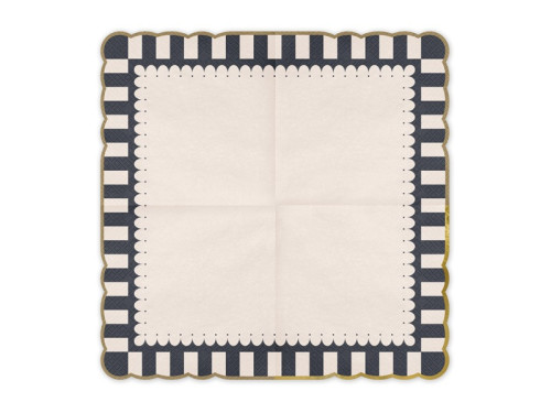 Halloween napkins with gold edge - 33 x 33 cm 12 pcs.