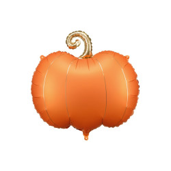 Halloweenowy balon foliowy Dynia - 62 x 59 cm
