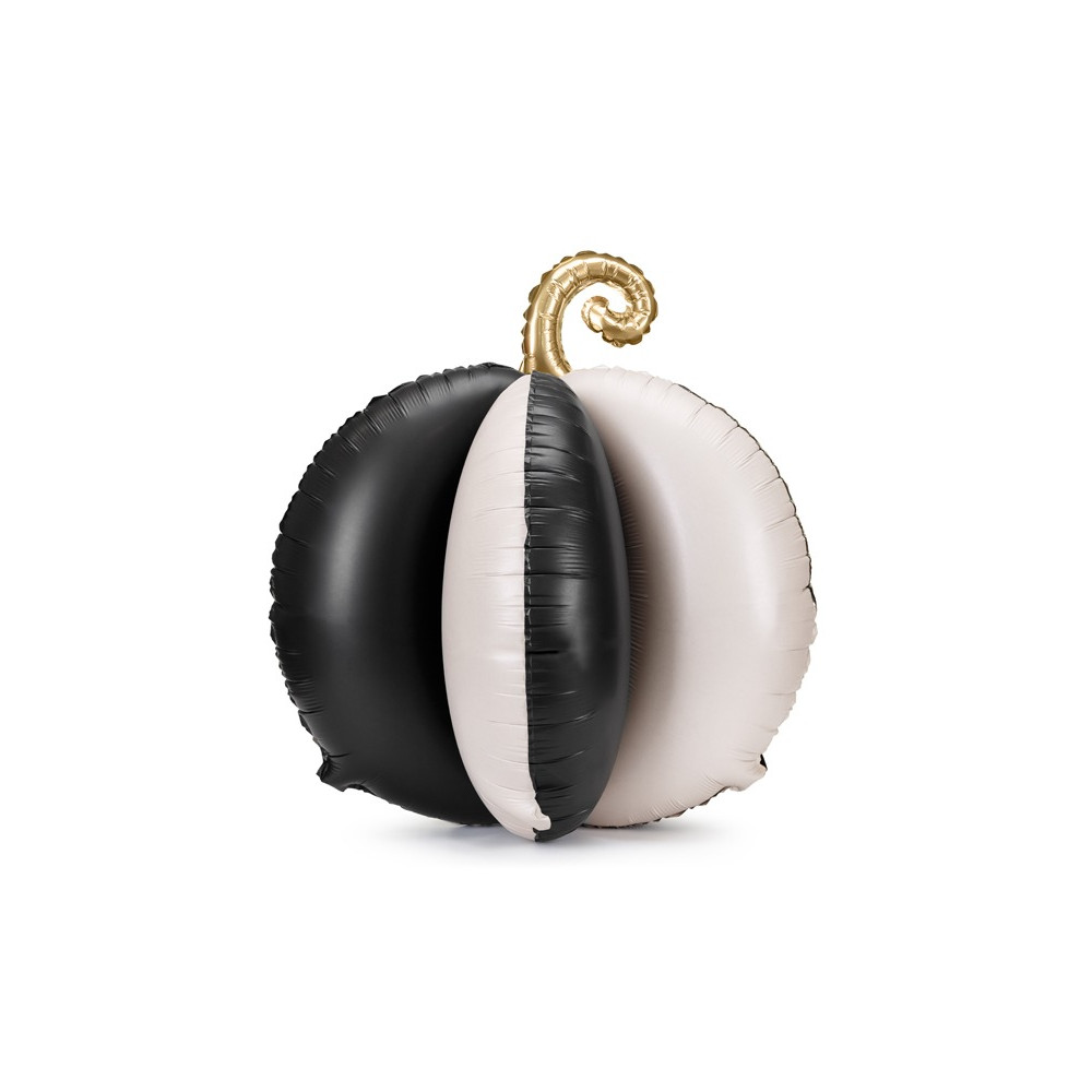 Halloweenowy stojący balon foliowy Dynia 3D - 58 x 58 cm