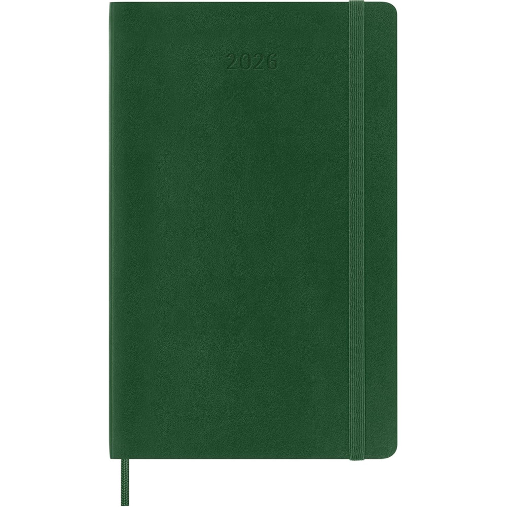Kalendarz tygodniowy 2026 L - Moleskine - Myrtle Green miękka okładka