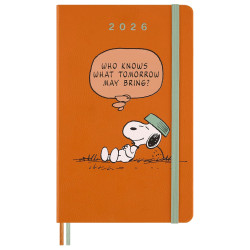 Kalendarz tygodniowy Peanuts Snoopy 2026 L - Moleskine - twarda okładka