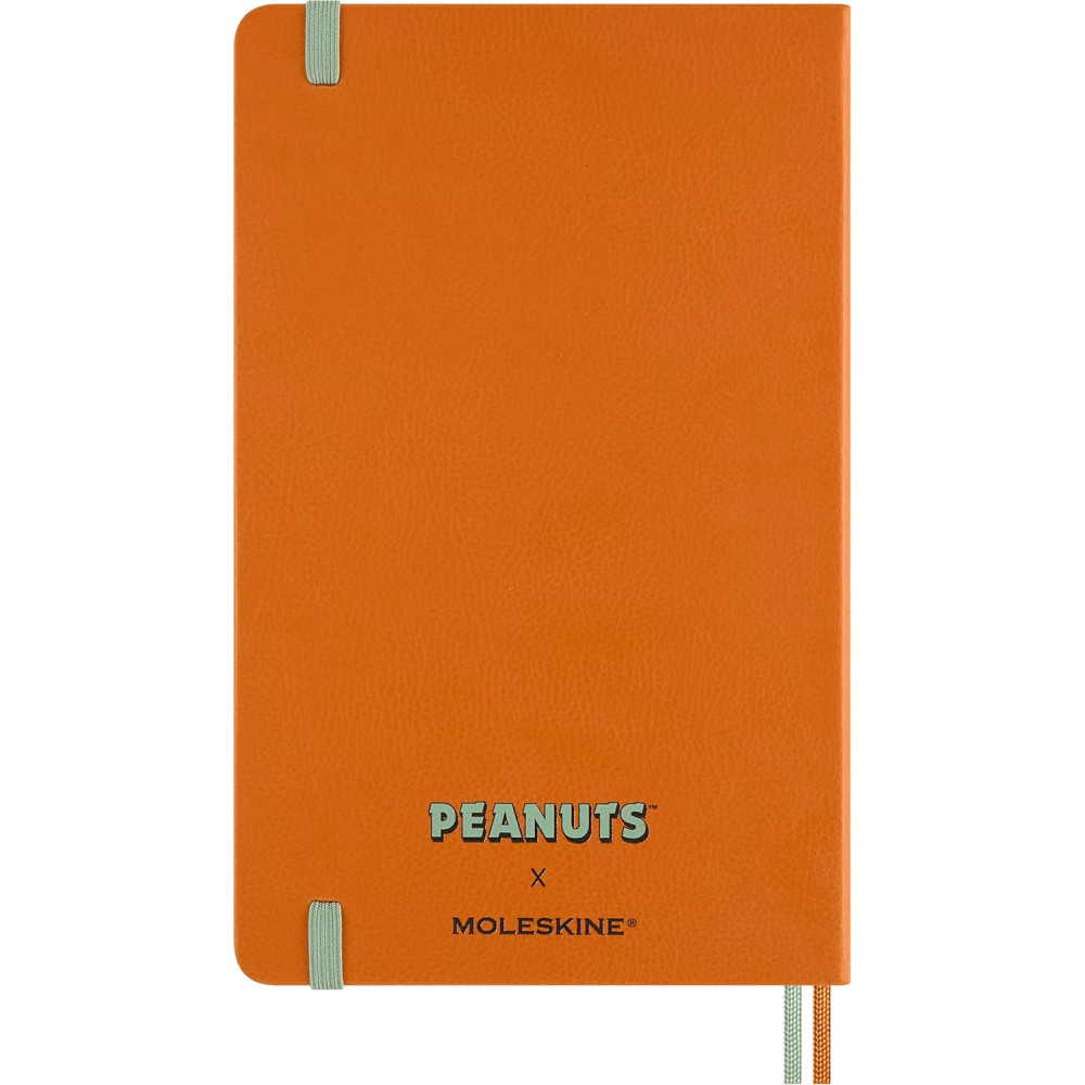 Weekly planner Peanuts Snoopy 2026 L - Moleskine - Orange hard cover