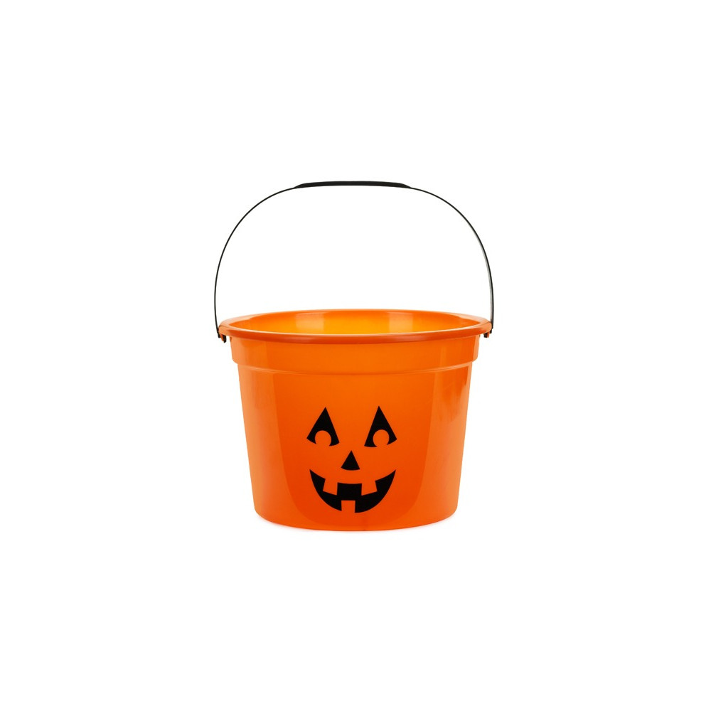 Halloween Pumpkin bucket - 20.5 x 15 cm