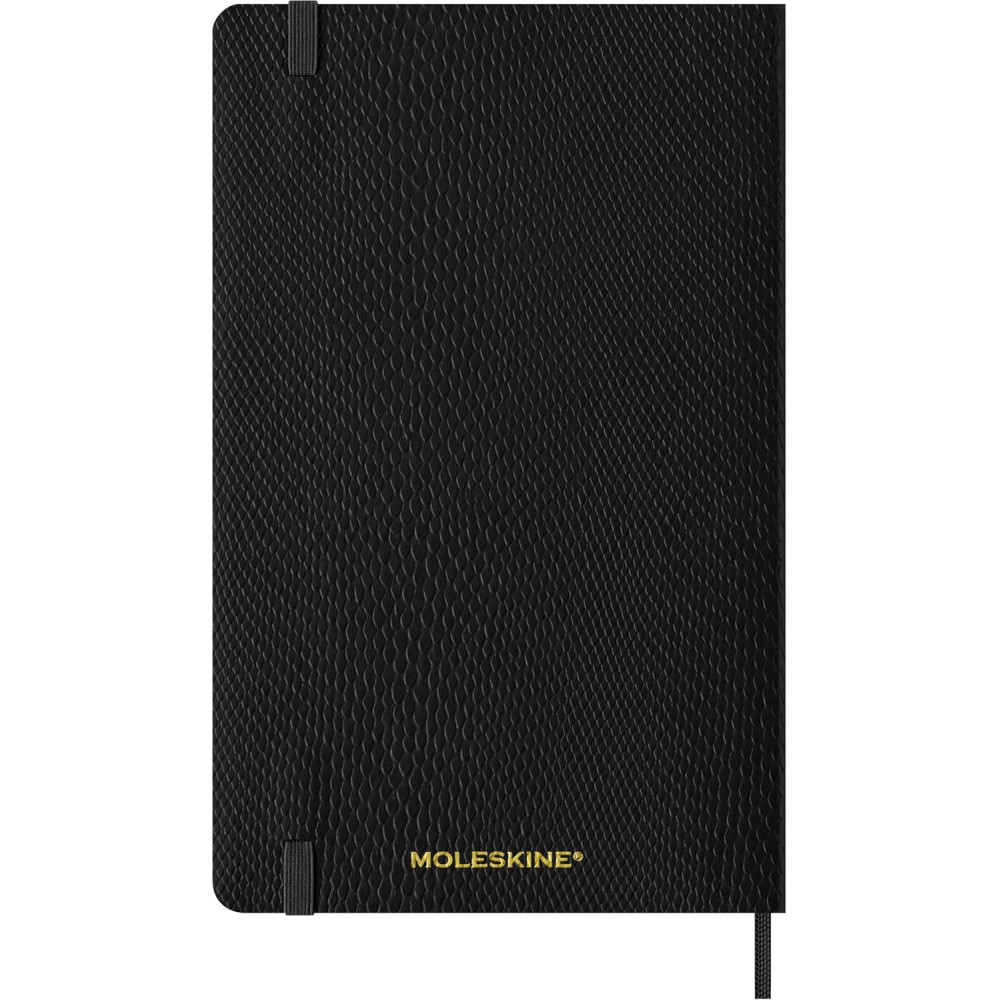 Kalendarz tygodniowy Skóra Węża 2026 L - Moleskine - Black miękka okładka