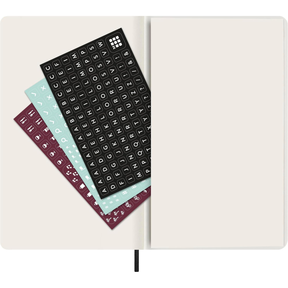 Weekly planner Snake Skin 2026 L - Moleskine - Black soft cover