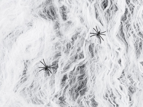 Halloween spider web - white 200g