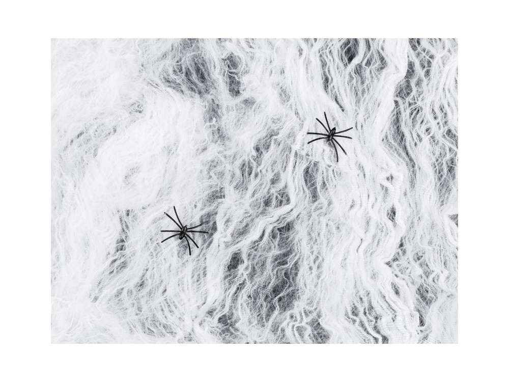 Halloween spider web - white 200g