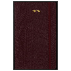 Kalendarz tygodniowy Skóra Węża 2026 L - Moleskine - Bordeaux miękka okładka