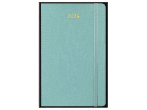 Kalendarz tygodniowy Skóra Węża 2026 L - Moleskine - Sage Green miękka okładka