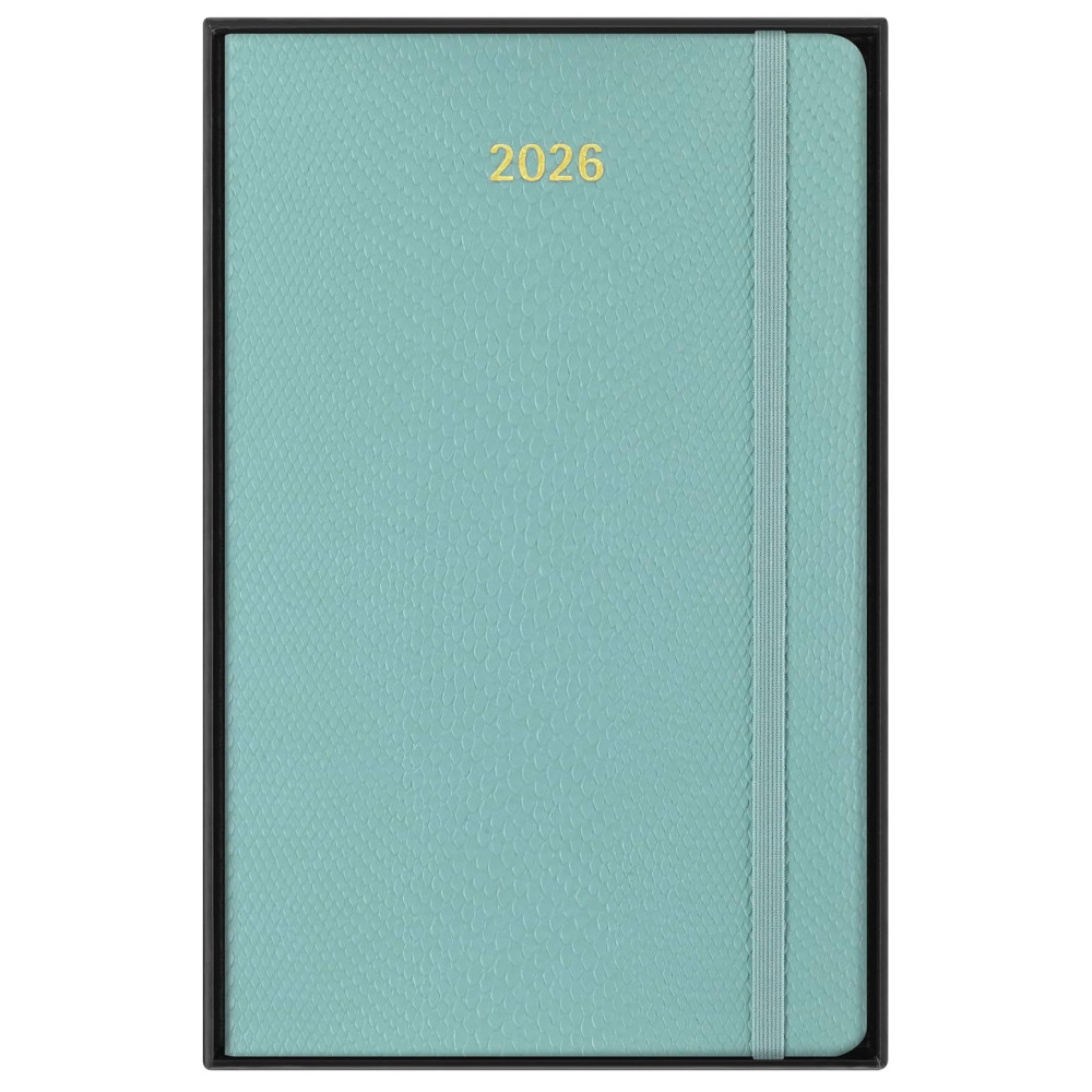 Weekly planner Snake Skin 2026 L - Moleskine - Sage Green soft cover