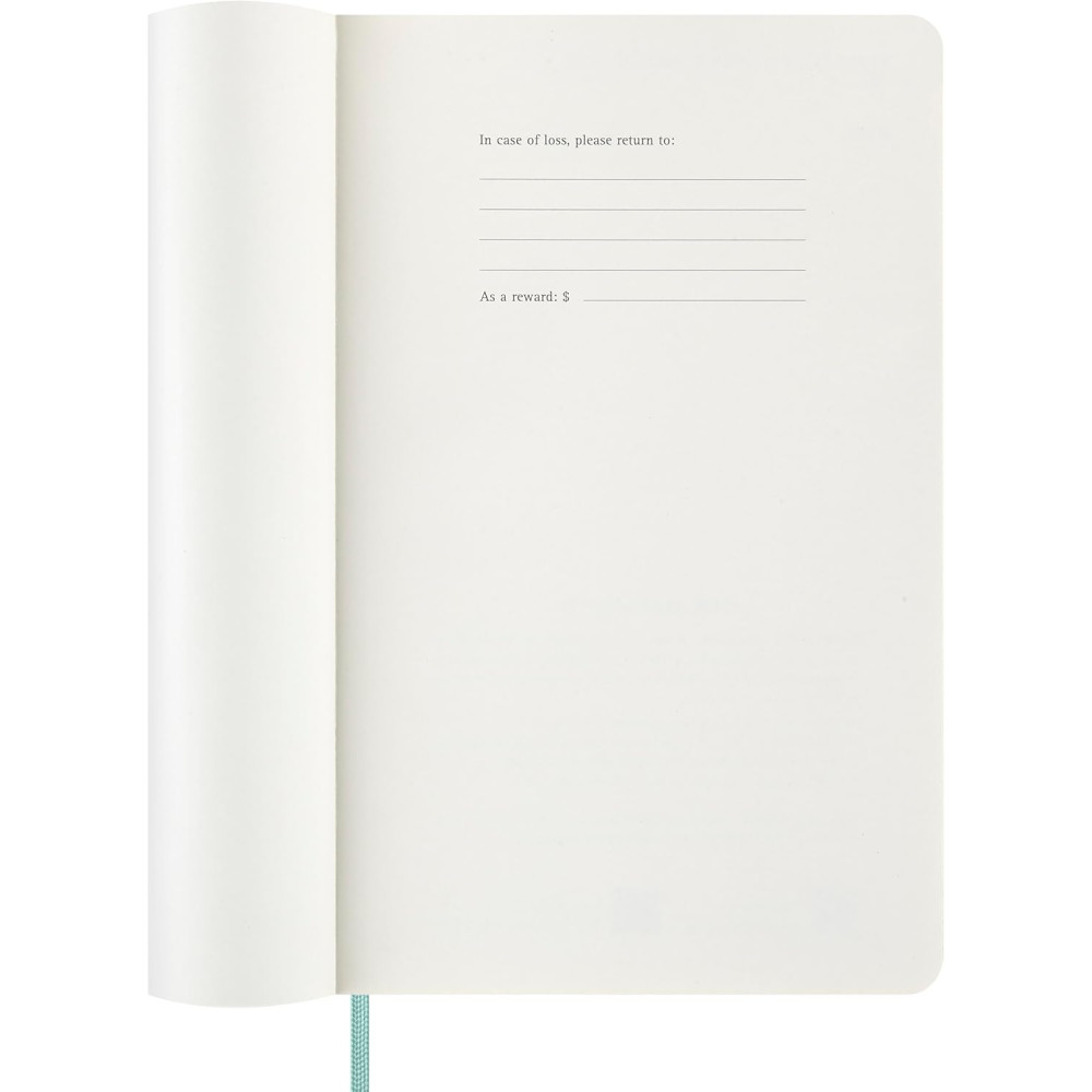 Weekly planner Snake Skin 2026 L - Moleskine - Sage Green soft cover