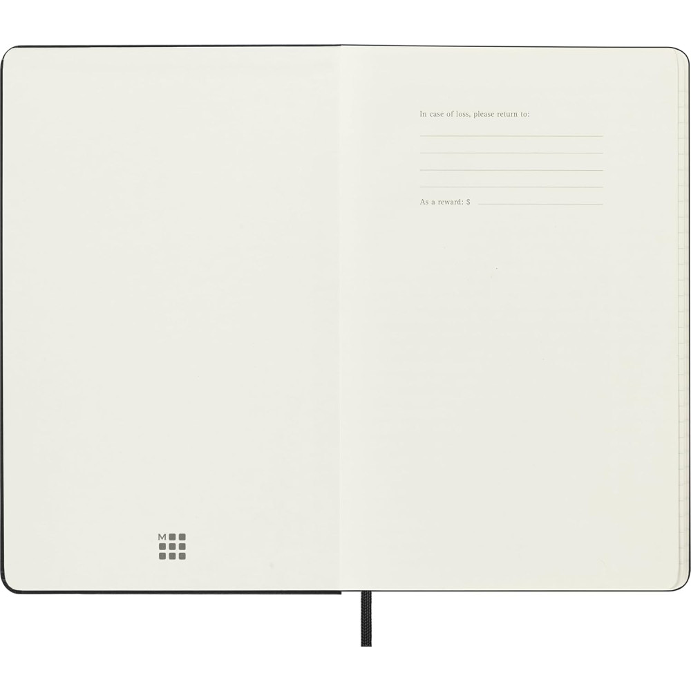Kalendarz tygodniowy Smart 2026 L - Moleskine - Black twarda okładka