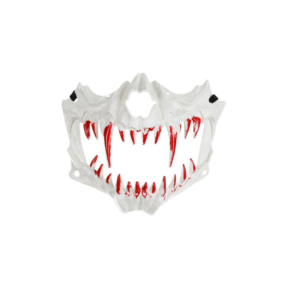 Halloweenowa maska Czaszka Szczęka - 16,5 x 14 cm