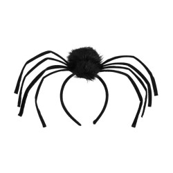 Halloween Spider headband - black 19 x 32 cm